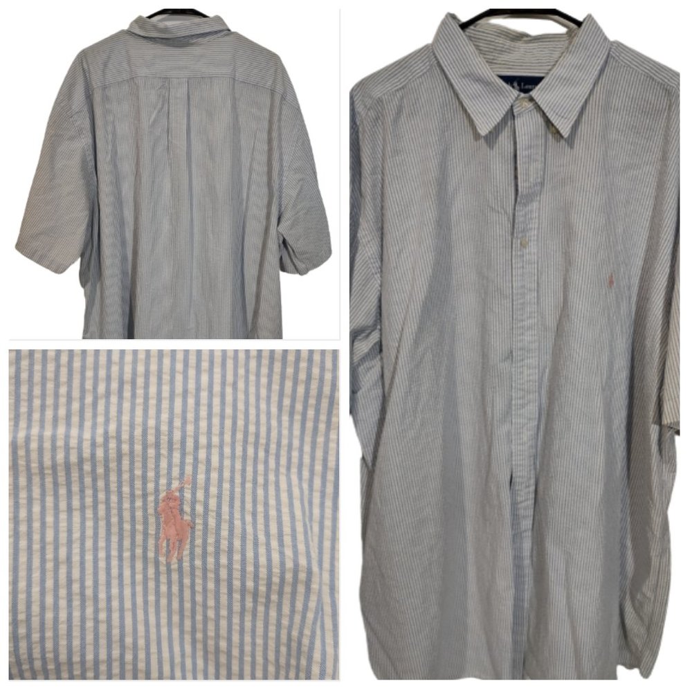 Ralph Lauren Button Down Long Sleeve Sz XXXL-Tall